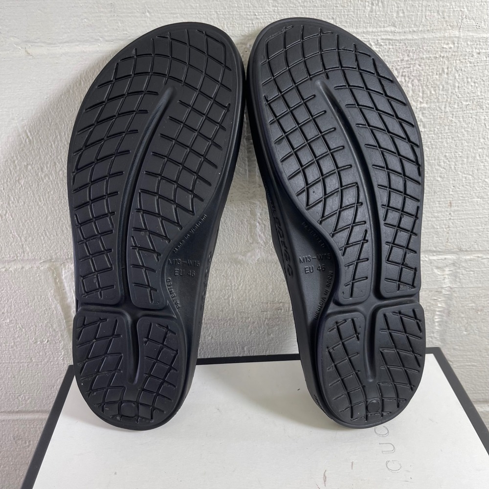 Oofos OOahh Black Sport Recovery Slides Sandals Slip On Men's Size 13 US/46‎ EU - Picture 8 of 9